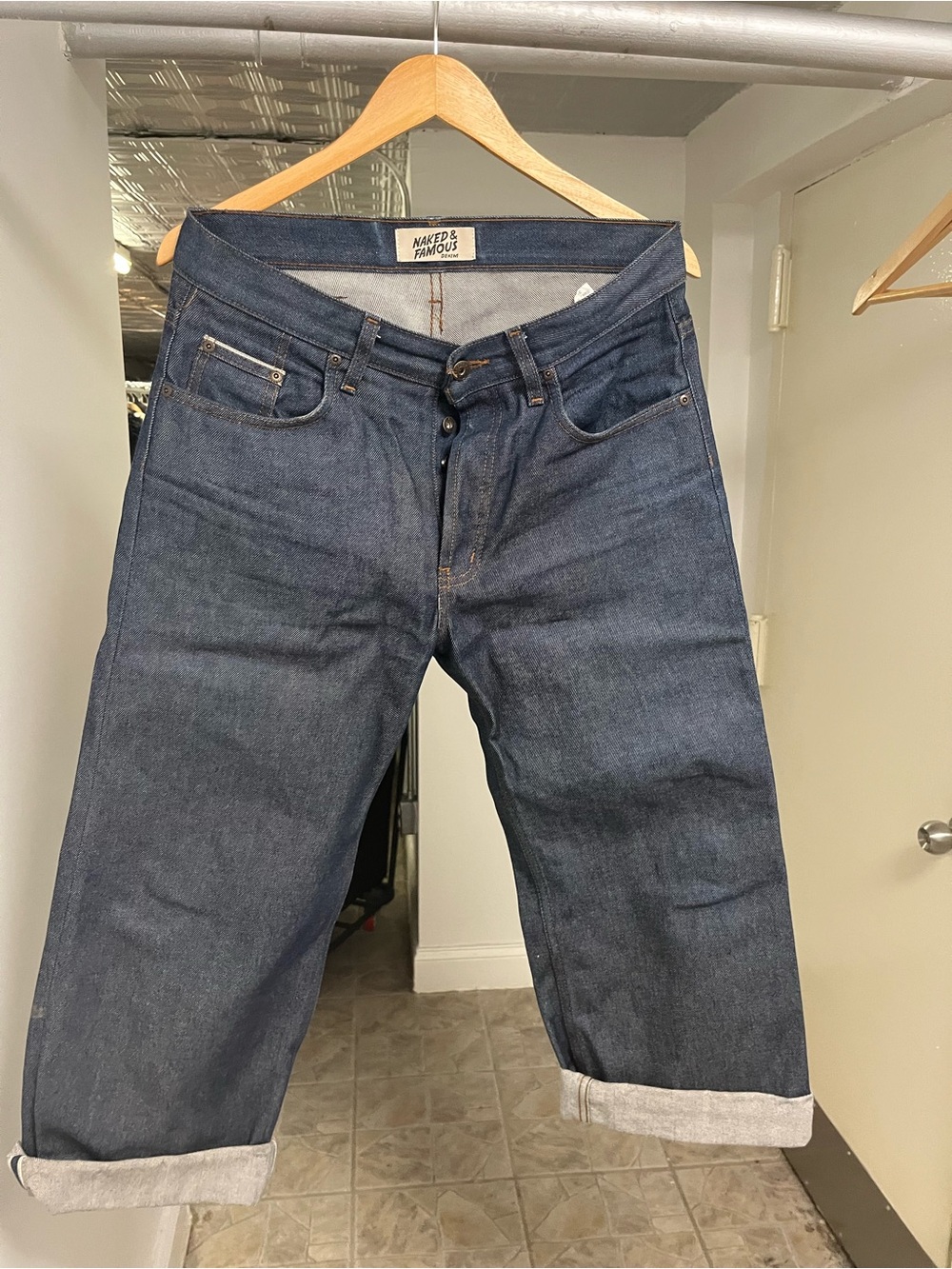 Naked & Famous Strong Guy Relaxed Fit Selvedge Denim Jeans
